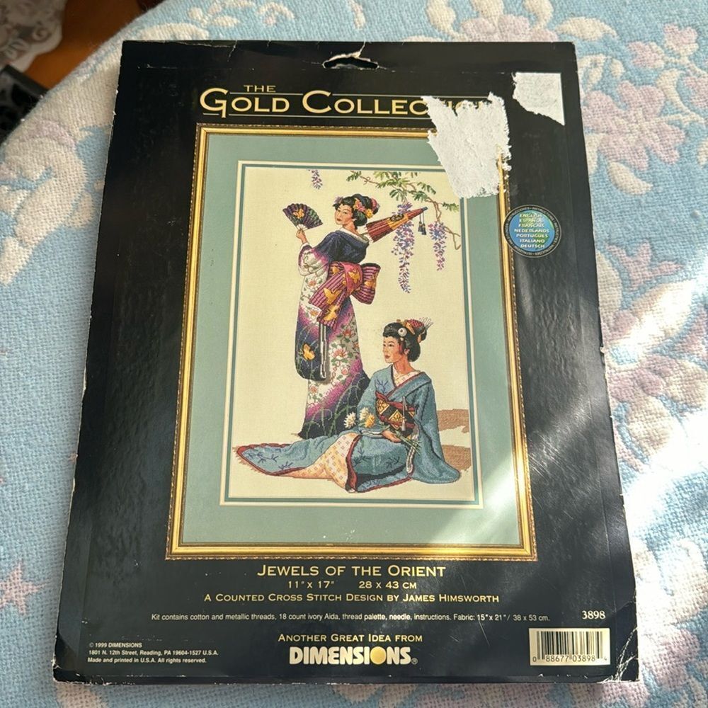 DIMENSIONS The Gold Collection Jewels of the Orient Cross Stitch Kit